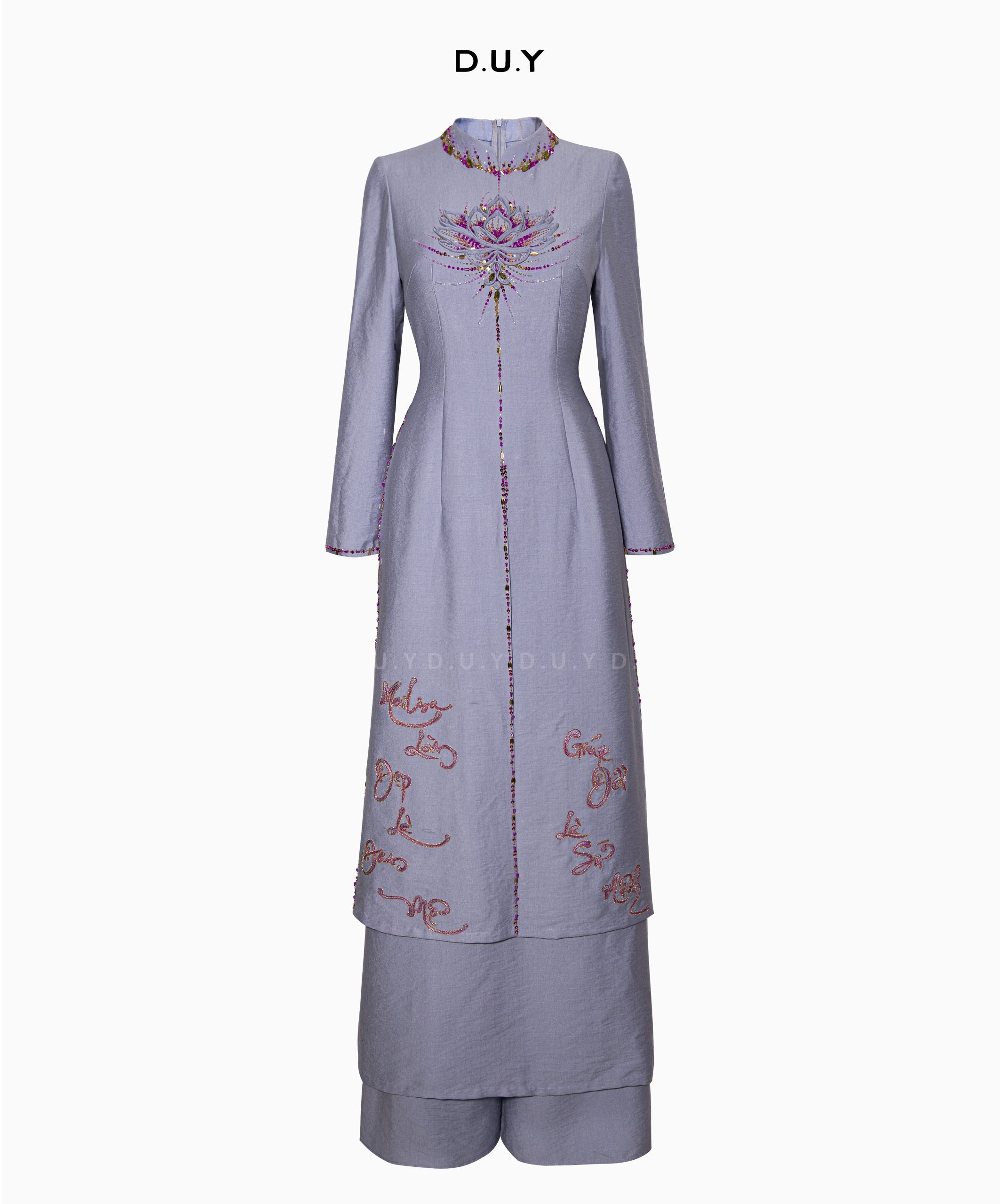 ÁO DÀI LAM SEN NGỌC