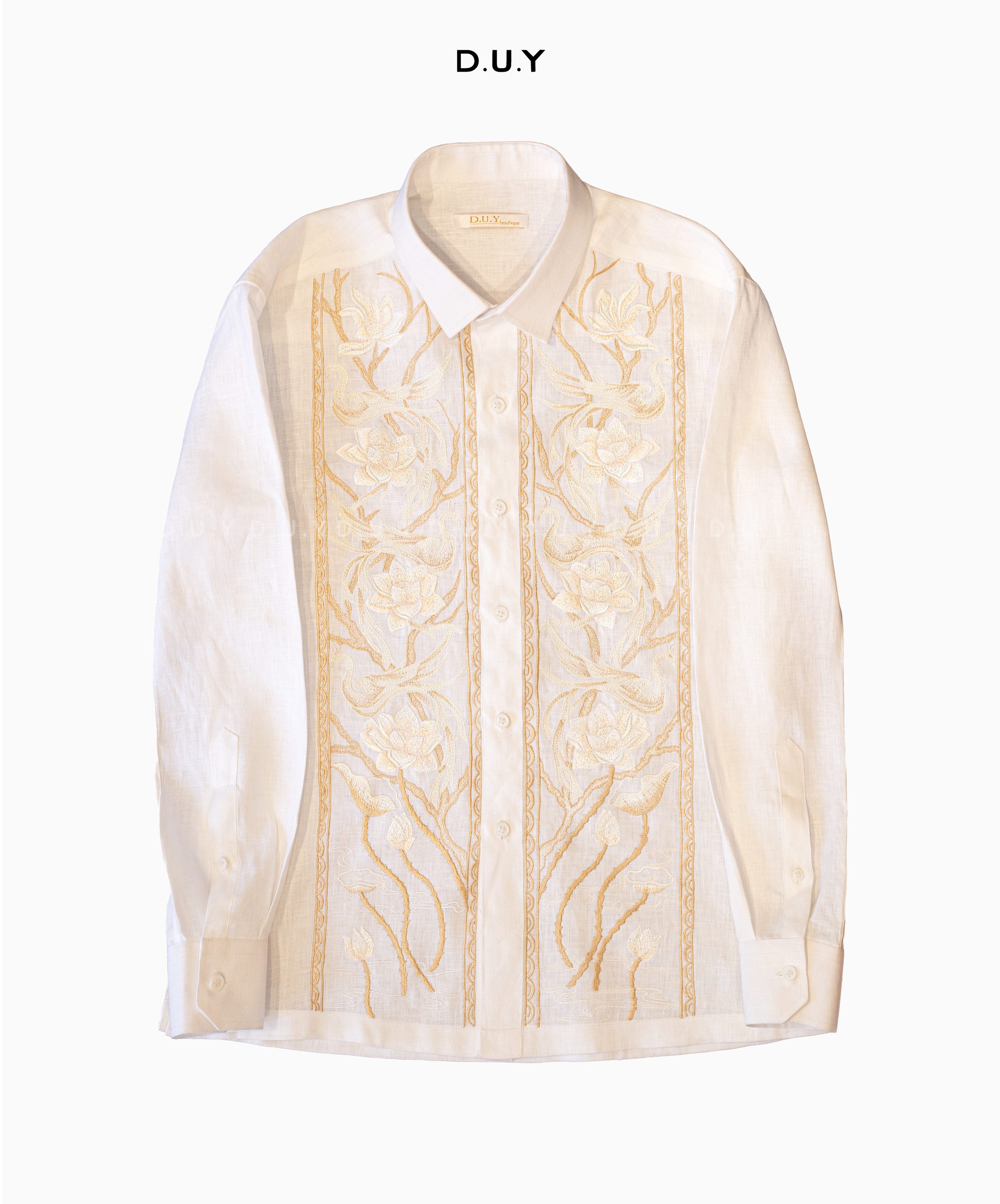 ÁO SƠ MI LINEN THÊU