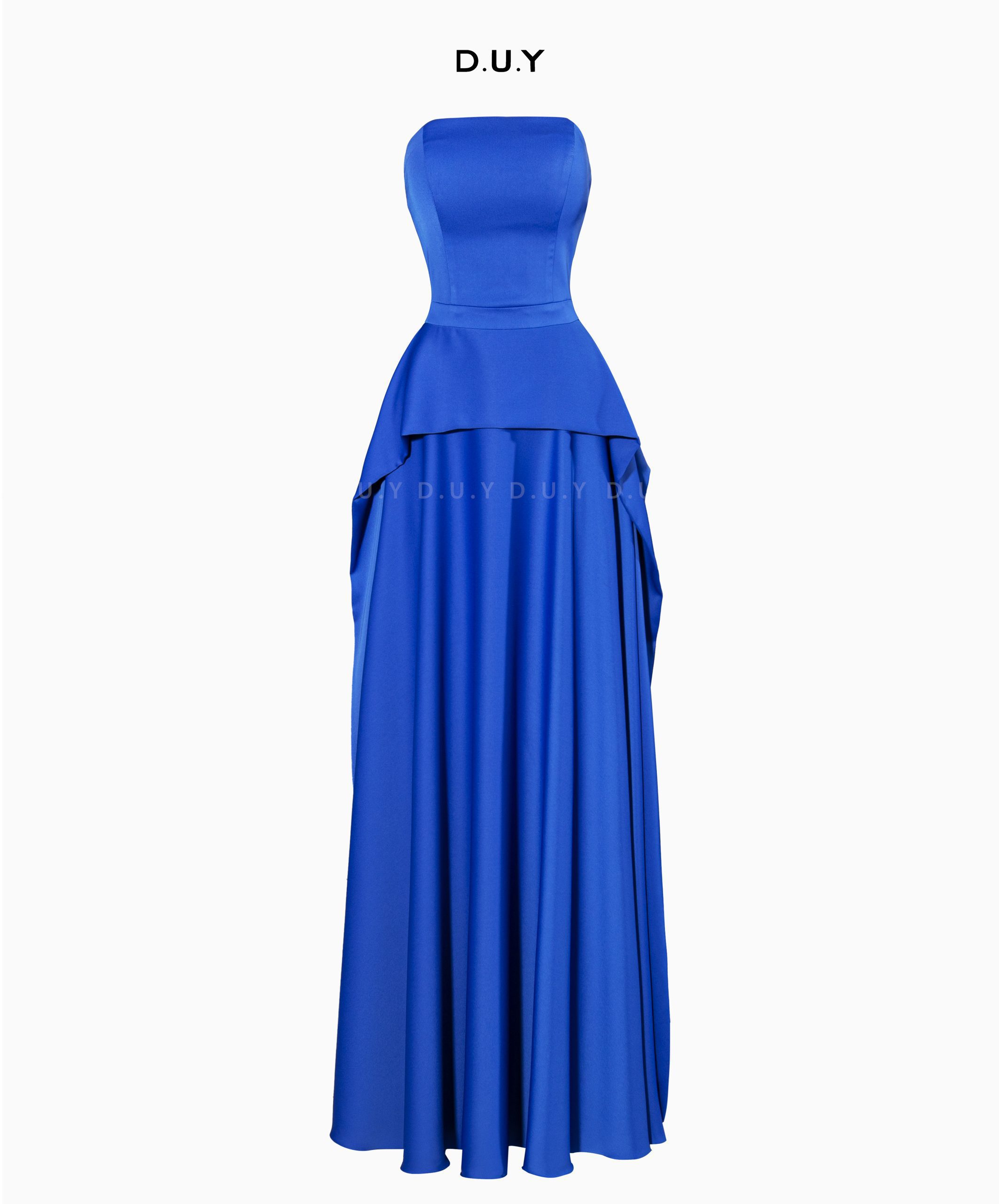 ĐẦM LỤA CÚP PEPLUM